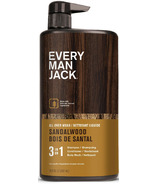Every Man Jack 3-in-1 All Over Wash Sandalwood