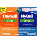 Vicks DayQuil NyQuil Liquicaps pour les Sinus