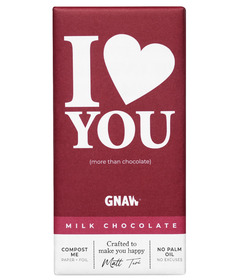 Gnaw Milk Chocolate I Heart You Bar