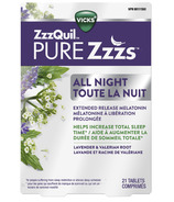 Vicks PureZzzs All Night Extended Release