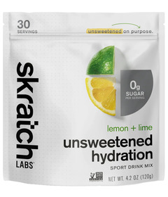 Skratch Labs Unsweetened Hydration Sport Drink Mix Lemon Lime