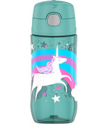 Thermos Plastic FUNtainer Hydration Bottle Spout Lid Color Change Unicorns
