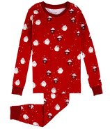 petit lem Scarlet PJ Set Hot Cocoa Red