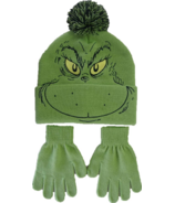 Ensemble bonnet et gants pour enfants Bioworld Le Grinch