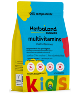 Jujube multivitaminée pour enfants d'Herbaland, formule sans sucre