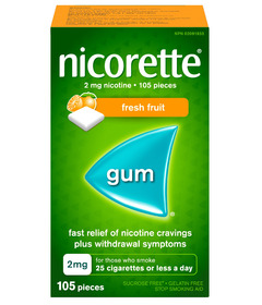 Nicorette Gum Fresh Fruit 2mg
