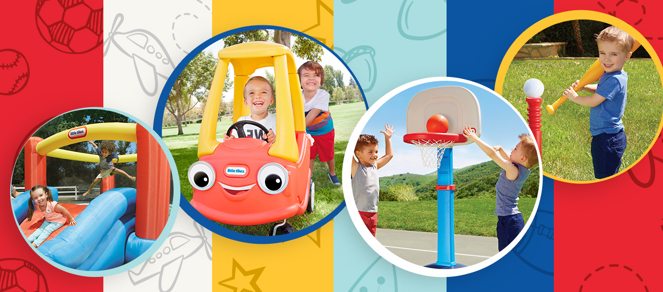 Little Tikes products with kids