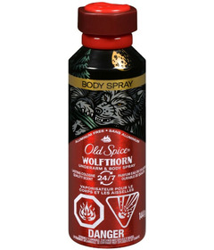 Old Spice Aluminum Free Body Spray for Men Wolfthorn