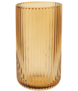 Grand verre cannelé Danica Heirloom Ambre