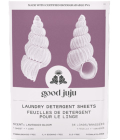 Good Juju Laundry Detergent Sheets Lavender Bloom