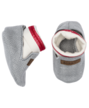 Juddlies Cottage Collection Organic Slippers Driftwood Grey