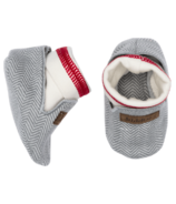 Juddlies Chaussons Organic Cottage Collection Gris Bois