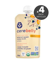 Cerebelly Organic Butternut Squash Chicken Broth with Thyme Bundle