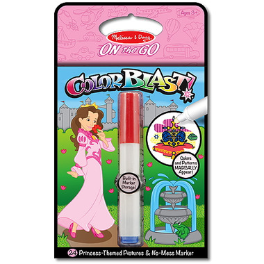 Melissa & Doug Color Blast! Princess Book On-The-Go Melissa & Doug Color Blast! Princess Book On-The-Go