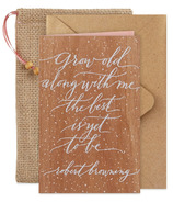 Hallmark Signature Wood Wedding Card The Best is Yet to Be