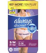 Always Discreet Incontinence & Postpartum Underwear Maximum Small/Medium