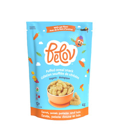 Belov Organic Baby Puffed Cereal Snack Carrot Sweet Potato and Kale