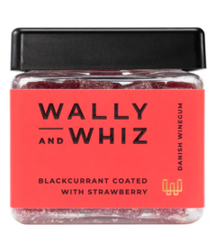 Gommes au vin de cassis Whally and Whiz avec poussière de fraise