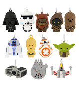 Hallmark Countdown Calendar Set 12 Mini Ornaments Star Wars