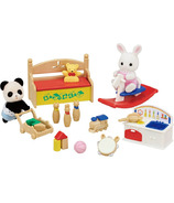 Calico Critters Baby's Toy Box Snow Rabbit & Panda Babies