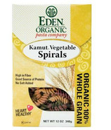 Pâtes spiralées aux légumes de Kamut 100 % à grains entiers de Eden Organic