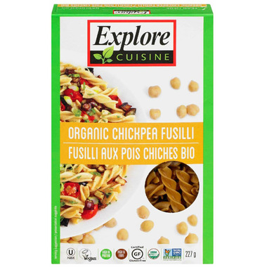 Explore Organic Chickpea Fussili Explore Organic Chickpea Fussili