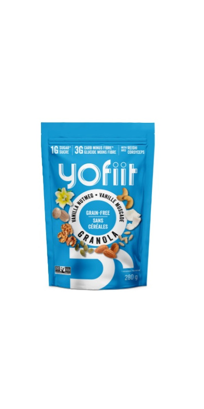 Buy Yofiit No Sugar Granola With Adaptogens Vanilla Nutmeg At Well.ca 