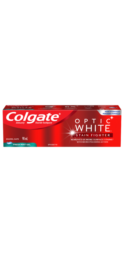 Buy Colgate Optic White Stain Fighter Whitening Toothpaste Fresh Mint ...