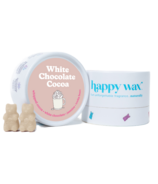 Boîte de cire fondante Happy Wax au chocolat blanc et au cacao