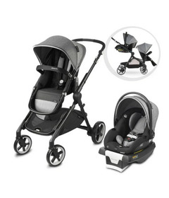 Evenflo Gold SensorSafe Pivot Xpand Smart Modular Travel System Moonstone