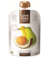 Love Child Organics purée bio en sachet pour bébé divers mélange avec quinoa 