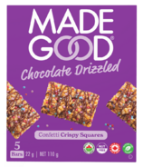 MadeGood Chocolate Drizzled Crispy Squares Confetti