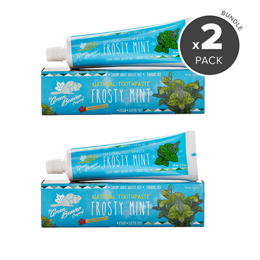 Green Beaver Frosty Mint Natural Toothpaste Bundle Green Beaver Frosty Mint Natural Toothpaste Bundle