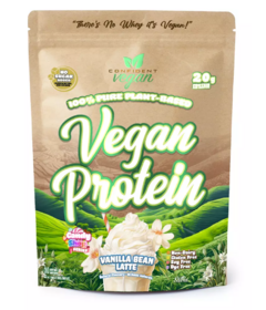 Confident 100% Pure Plant-Based Vegan Protein Vanilla Bean Latte