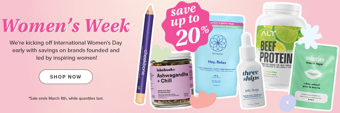 Save up to 20 on Women's Week