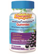 Emergen-C Supplément immunité à la vitamine C et aux minéraux Bonbons gélifiés aux baies de sureau