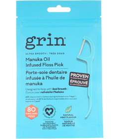 Grin Ultra Smooth Manuka Oil Infused Floss Picks
