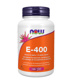 image of NOW Foods Vitamin E-400 IU with Selenium with sku:18849