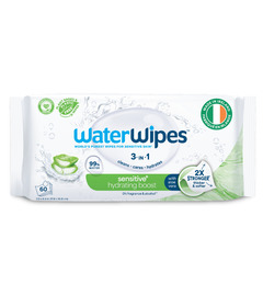 WaterWipes Sensitive+ Hydrating Boost Wipes with Aloe