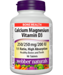 Webber Naturals Calcium Magnesium Citrate