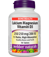 Webber Naturals Calcium Magnesium Citrate