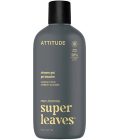 ATTITUDE Super Leaves Men Shower Gel Amber & citrus