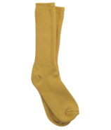 Okayok Dyed Cotton Socks Mustard