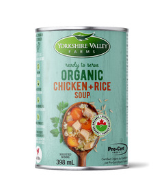 Yorkshire Valley Farms Canned Organic Chicken + Rice Soup