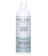 Baja Baby Shampooing naturel et gel douche, non parfumé