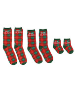 Ensemble de chaussettes à carreaux de Noël de la famille Pearhead