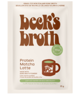 Beck's Protein Broth Bone Broth Matcha Powder