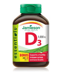 Vitamine D en paquet bonus de Jamieson 