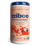 Caboo Bamboo Pet Wipes Non Parfumé