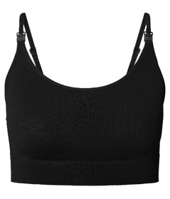 Noppies Mira Seamless Nursing Rib Top Black